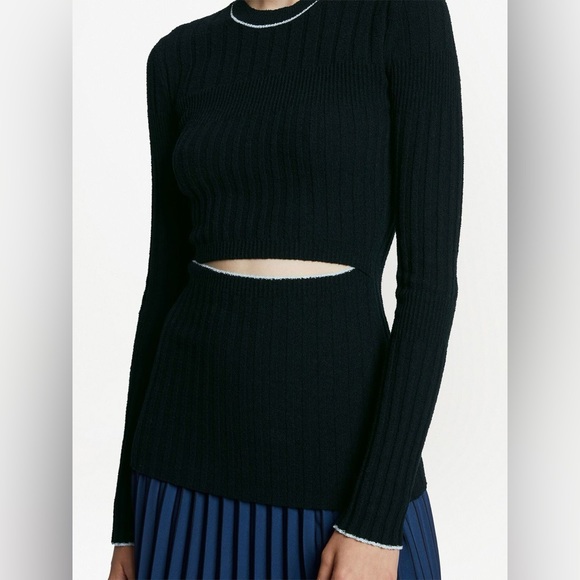 NEVER WORN Proenza boucle top with cutout - Picture 2 of 6